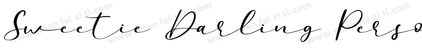 Sweetie Darling Personal Use字体转换